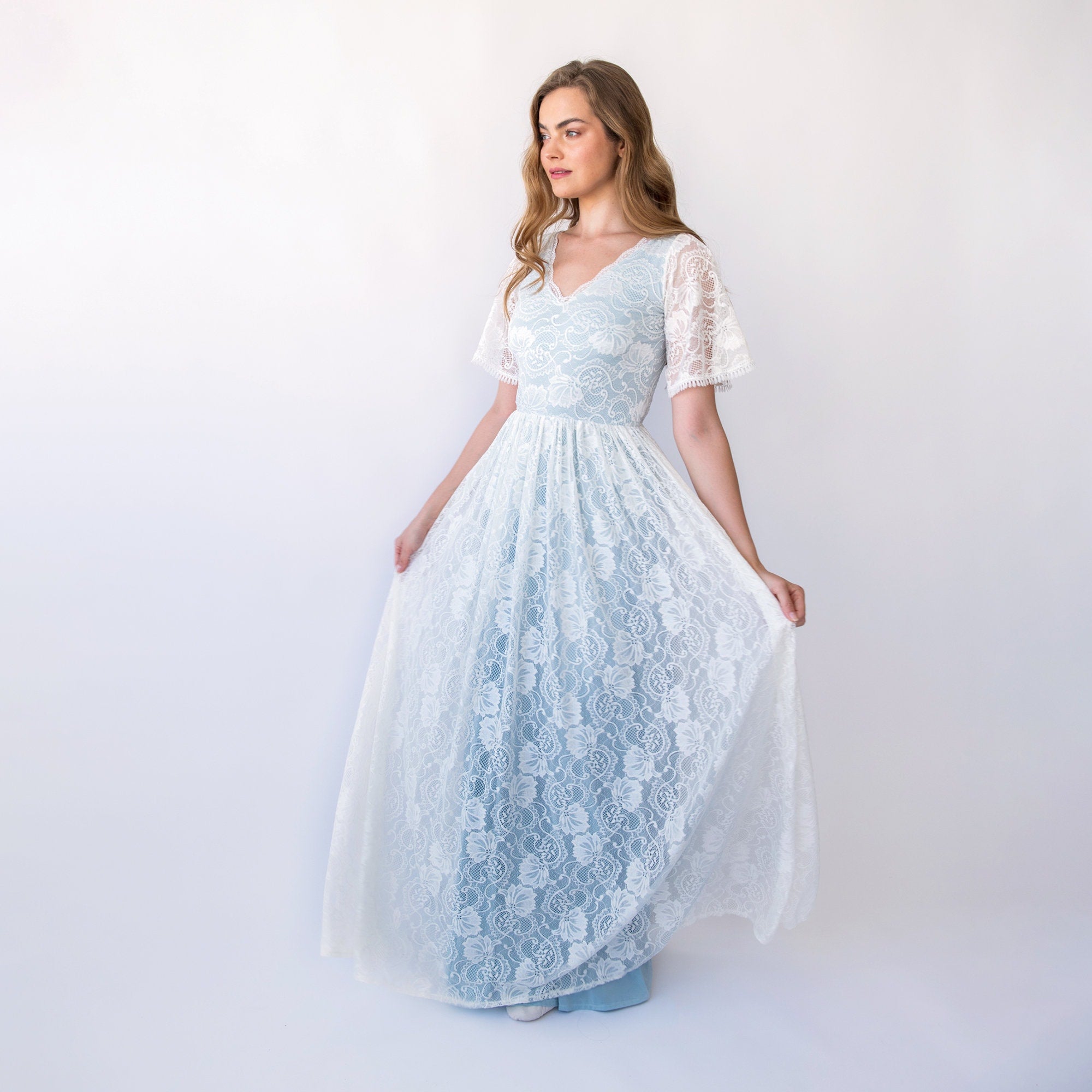 Glitter Light Blue Quinceanera Dresses 3D Butterfly Sweet 15 Prom Ball Gowns  | eBay